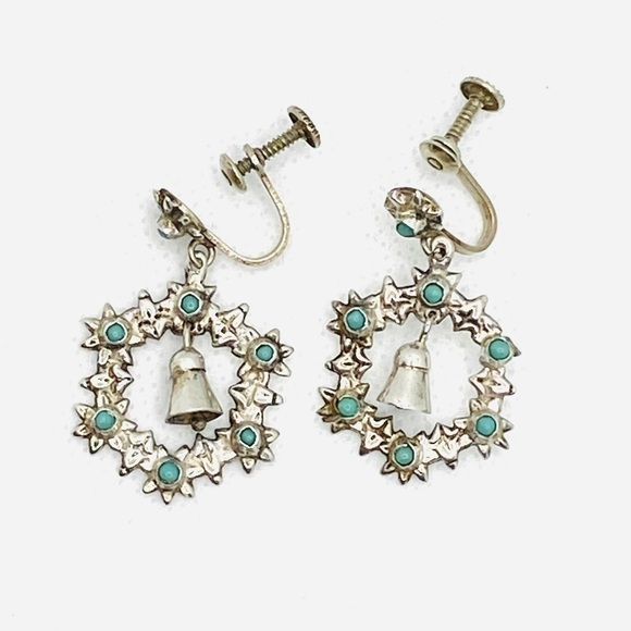Vintage JPL Wreath Bells 865 Screw Backs Earrings - Picture 9 of 12